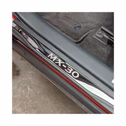 For Mazda Mx 30 Door Sill Protector Scuff Plate Car Accessories Thresholds - Black