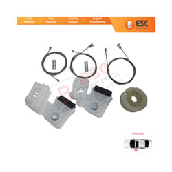 Esc Auto Parts Ewr5217 Power Electric Window Regulator Repair Kit Front