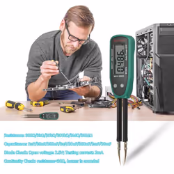 MAYILON MY8910 Smart SMD Tester Testing Clips Tweezers Resistor Capacitor Pen-type 30M Ohm Resistance - green