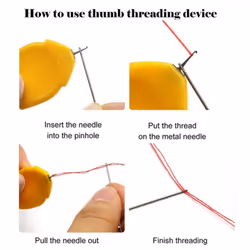 10pcs/Set Elderly Guide Needle Threader Automatic Easy Device DIY Hand Machine Sewing Thread Punch Stitch Accessory Tool