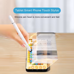 Comfortable Grip Capacitive Stylus Pencil - Black