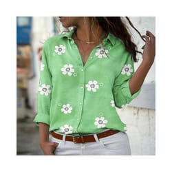 hot style ladies shirts fashionable women's Hawaiian shirts long sleeves outdoor holiday beach wear oversized size - wsx2837, XS