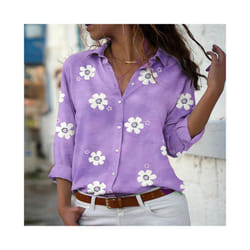 hot style ladies shirts fashionable women's Hawaiian shirts long sleeves outdoor holiday beach wear oversized size - wsx2838, XXL