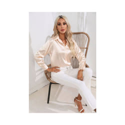 Blouses For Women Plus Size.Blouses For Women Dressy Casual Plus Size Women'S Blouse Satin Silk Blusas De Mujer  Tendencia - 8, XL