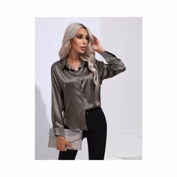 Blouses For Women Plus Size.Blouses For Women Dressy Casual Plus Size Women'S Blouse Satin Silk Blusas De Mujer  Tendencia -  ...