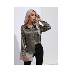 Blouses For Women Plus Size.Blouses For Women Dressy Casual Plus Size Women'S Blouse Satin Silk Blusas De Mujer  Tendencia - 16, XL