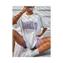 Printed Men's and Women's T-shirt Summer Fashion Casual European and American Women's Tops Oversized T Shirt - 8, 4XL