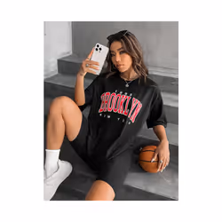Printed Men's and Women's T-shirt Summer Fashion Casual European and American Women's Tops Oversized T Shirt - 9, 4XL