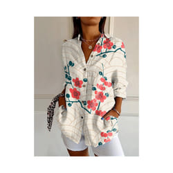 Summer Women's Long Shirt Summer European and American Fashion Shirt 3D Pattern Printed Shirt - YK2018, XXXL