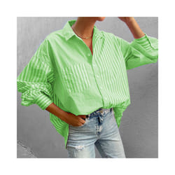 Blusa Mujer Moda Printed Casual Blouse Temperament Long Sleeve Woman Shirt Loose Elegant Shirt Woman Weekend Top Blouse - 1, 3XS