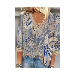Plus Size Temperament Loose Woman Shirt Fashion Casual Blouse Elegant Long Sleeve Woman Shirt Holiday Weekend Top - Black & S ...
