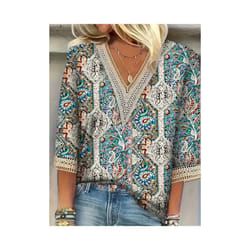 Plus Size Temperament Loose Woman Shirt Fashion Casual Blouse Elegant Long Sleeve Woman Shirt Holiday Weekend Top - Fruit Green, 2XL