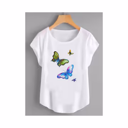 Fashion Shirt Female Flower 90s Cute Trend Graphic T Top Women Print Summer T-shirts Clothing Short Sleeve Cartoon Tee T-Shir ...