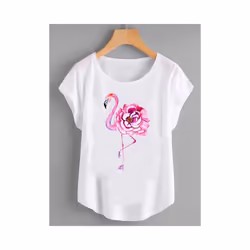 Fashion Shirt Female Flower 90s Cute Trend Graphic T Top Women Print Summer T-shirts Clothing Short Sleeve Cartoon Tee T-Shir ...