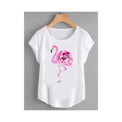 Fashion Shirt Female Flower 90s Cute Trend Graphic T Top Women Print Summer T-shirts Clothing Short Sleeve Cartoon Tee T-Shirt - FYA30207, M
