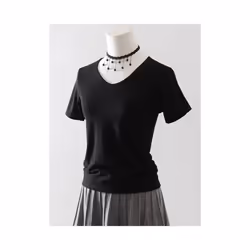Slim V Neck T Shirts For Women Short Sleeves Black Slim Tops Summer Thick Modal T Shirt Women V Neck Short Sleeve Tops Tees - ...