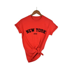 Summer street selling brand letter printed cotton oversized women's T-shirt top short sleeve casual fashion brand men's T-shirt - 9, S