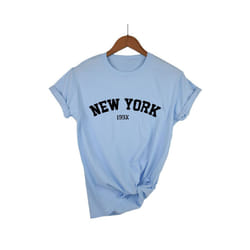 Summer street selling brand letter printed cotton oversized women's T-shirt top short sleeve casual fashion brand men's T-shirt - 6, S