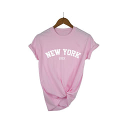 Summer street selling brand letter printed cotton oversized women's T-shirt top short sleeve casual fashion brand men's T-shirt - 19, XXL