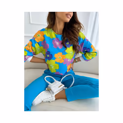 Spring Lady Shirts Long Sleeve O-neck Fashion Printing Women Floral Chiffon Blouses Womens Tops Blusas Femininas Elegantes -  ...