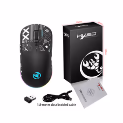 T90 Wireless Bluetooth Mouse RGB (BT1/BT2+ USB) 2.4GHz Rechargeable Silent Bluetooth Wireless Mouse with Type C Adapter - T90 ...