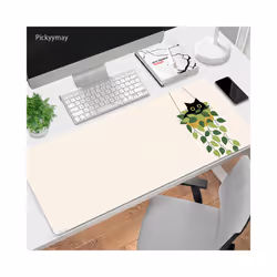 , 700x300x3mm) Cat Plant  Mouse Pads Gaming Mousepad Gamer Mouse Mat Keyboard Mats Desk Pad Office Mousepads XXL For Computer - WA00391 CAT (2