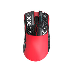 Attack Shark R1 1000Hz Bluetooth Mouse,18000dpi,PAW3311,Tri-mode Connection, Macro Gaming Mouse - Red