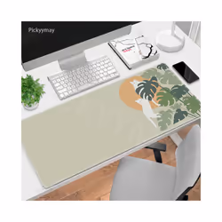 , 900x350x3mm) Cat Plant Mouse Pads Gaming Mousepad Gamer Mouse Mat Keyboard Mats Desk Pad Office Mousepads XXL For Computer ...
