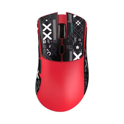 ATTACK SHARK R1 2.4 Wireless Tri-Mode Lightweight Gaming Mouse, PAW3311 Optical Sensor 18K DPI Programmable Wired Computer Mouse - R1-Red