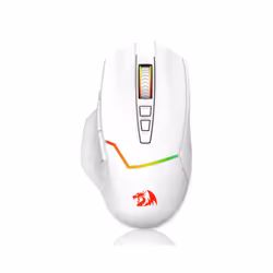 Redragon M690 PRO Wireless Gaming Mouse 8000 DPI Wired Mouse Rapid Fire Key 8 Macro Buttons for PC/Mac/Laptop, Black/White Mo ...