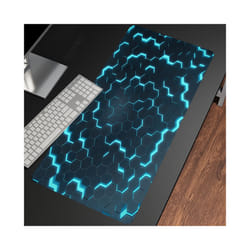 , 1000x500x3mm) Gaming Mousepads Mousepad Geometric Large Mouse Mat Big Desk Pads Non-Slip Rubber Mouse Pad Big Keyboard Mats - Lulu (10
