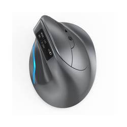 Lefon Bluetooth Vertical Mouse Wireless Ergonomic Mice with OLED Screen RGB USB Optical Rechargeable Mouse for PC Laptop Gaming - F26C mouse