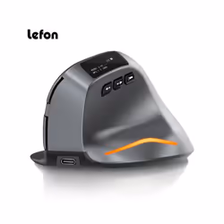 Lefon Bluetooth Vertical Mouse Wireless Ergonomic Mice with OLED Screen RGB USB Optical Rechargeable Mouse for PC Laptop Gaming - F26C mouse