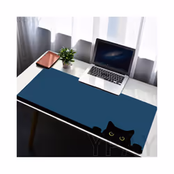 , 400x900x4mm) Big Mouse Pad Cat Large Gamer Mousepad Office Keyboard Mat  Mouse Mats Rubber Desk Pad Computer Desk Rug Stitc ...