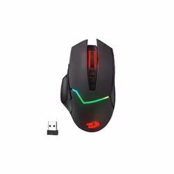 Redragon M690 PRO Wireless Gaming Mouse 8000 DPI Wired Mouse Rapid Fire Key 8 Macro Buttons for PC/Mac/Laptop, Black/White Mouse - black