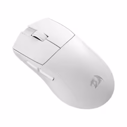 Redragon M916 Wireless Gamer Mouse, 49G Ultra-Light 8K DPI Wireless Gaming Mouse w/Ergonomic Natural Grip Build - WHITE