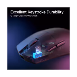 Redragon M916 Wireless Gamer Mouse, 49G Ultra-Light 8K DPI Wireless Gaming Mouse w/Ergonomic Natural Grip Build - WHITE