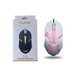 Professional Wired Mouse Cute Cartoon Animal Tiger Design 3D Kid Mouse USB Optical Small Mice 1200 DPI USB Optical For Laptop PC - white