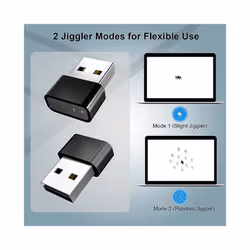 Mini USB Mouse Jiggler Undetectable Mouse Mover Anti Computer Hibernation Mobile Cursor with Separate Mode and ON/OFF