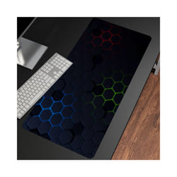 , 900x400x4mm) Gaming Mousepads Mousepad Geometric Large Mouse Mat Big Desk Pads Non-Slip Rubber Mouse Pad Big Keyboard Mats - Lulu (11