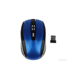 Wireless Mouse Silent Mouse Portable Mobile Optical Office Mouse Adjustable DPI Levels for Notebook PC Laptop MacBook - Blue