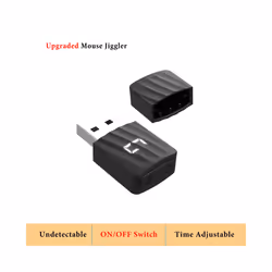 Mouse Jiggler Mouse Mover Wiggler Undetectable Shaker USB Port for Computer Laptop Keeps PC Awake, Simulate Mouse Movement - ...