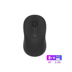 Bluetooth 5.2 Mouse 2.4GHz Wireless Mouse Mice Rechargeable Mouse Silent Mouse USB Gaming Mouse 1600DPI for PC Laptop MacBook - BT5.2 2.4G Black