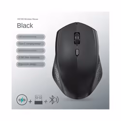Rechargeable Bluetooth-compatible Wireless Mouse Optical Mice with USB RGB 1600DPI Mouse for Computer Laptop PC Mute Mouse -  ...