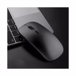 1600Dpi Wireless Mouse Classic Rechargeable Mice Ultra-Thin Silent Mouse Mute for PC Office Notebook Laptop Accessories - StyleA-White