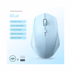 Rechargeable Bluetooth-compatible Wireless Mouse Optical Mice with USB RGB 1600DPI Mouse for Computer Laptop PC Mute Mouse - ...