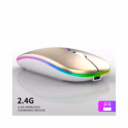 Wireless Mouse For Laptop PC 2.4GHz RGB Rechargeable Mouses Wireless Computer Silent Mice LED Backlit Ergonomic Gaming Mouse  ...