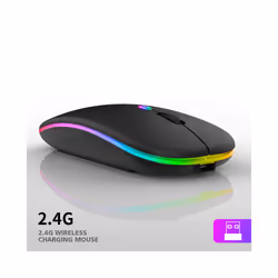 Wireless Mouse For Laptop PC 2.4GHz RGB Rechargeable Mouses Wireless Computer Silent Mice LED Backlit Ergonomic Gaming Mouse ...