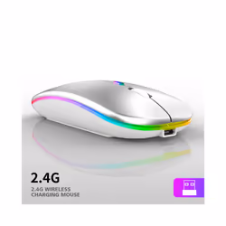 Wireless Mouse For Laptop PC 2.4GHz RGB Rechargeable Mouses Wireless Computer Silent Mice LED Backlit Ergonomic Gaming Mouse  ...