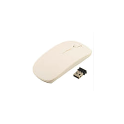 Wireless Mouse Ultra-Thin 1200DPI Optical Mouse Mice with USB Dongle For Windows 2000 ME XP Vista 7 Laptop PC - White